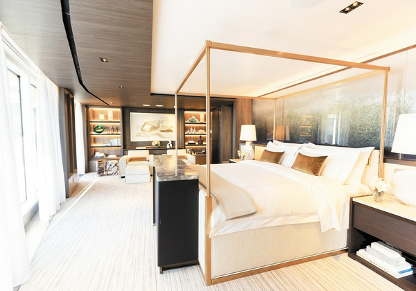 Regent Seven Seas Cruises Seven Seas Grandeur Regent Suite Bedroom.png